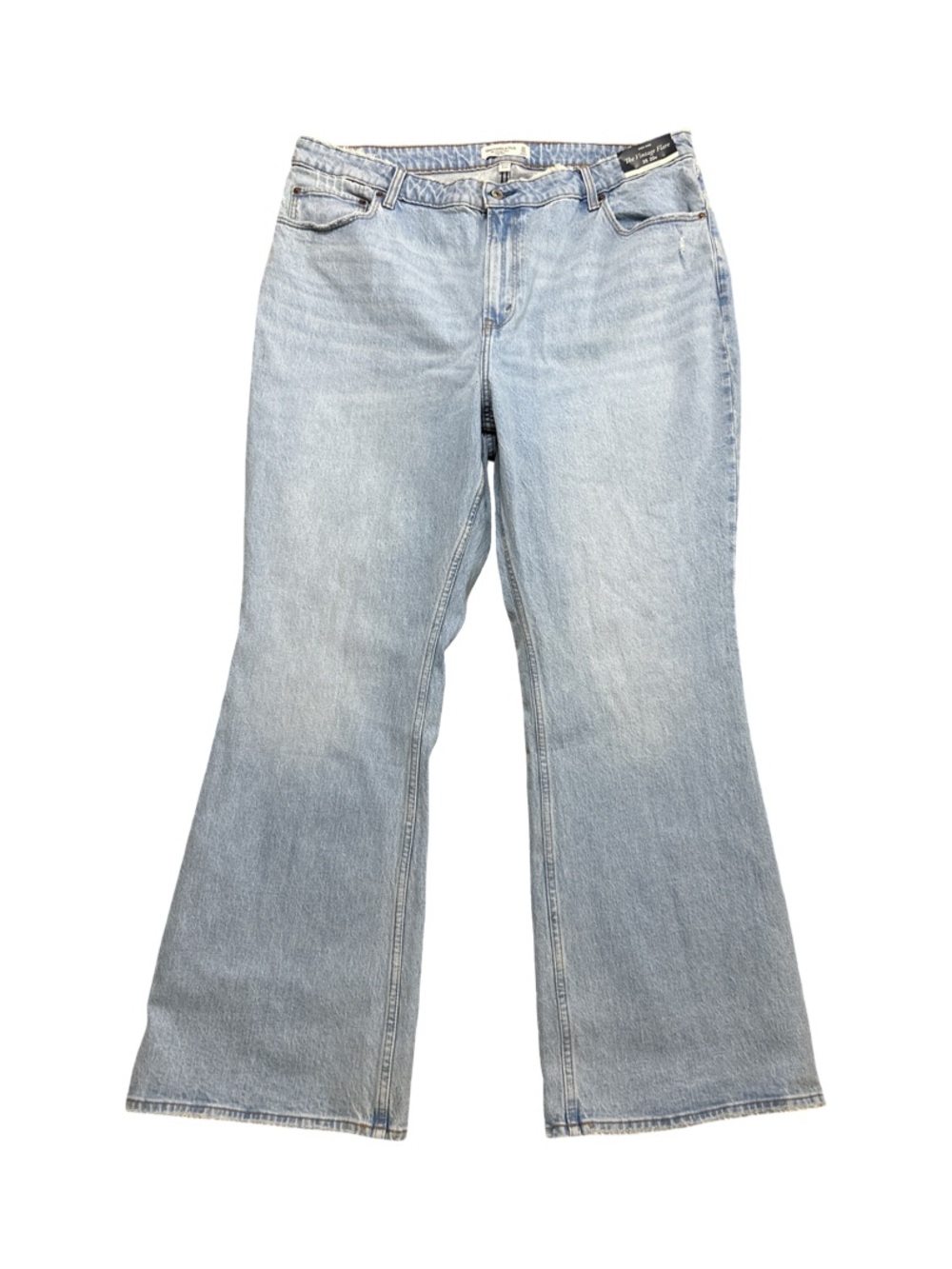 NWT Abercrombie & Fitch Curve Love The Vintage Flare Jeans Sz 35/20R High Rise